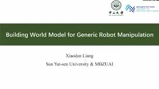 Xiaodan Liang Talk | IROS24 AI Meets Autonomy Workshop