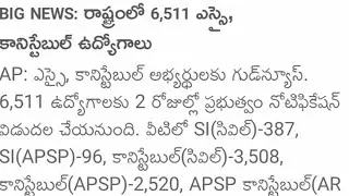 AP Police Notification-2022 l జిల్లాల,జోన్ల వారీగా ఖాళీల వివరాలు l ఫిబ్రవరిలో రాత పరీక్ష,Job Updates