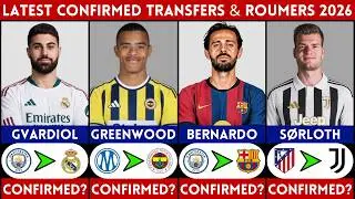🚨 LATEST CONFIRMED TRANSFER NEWS AND RUMOURS - SUMMER 2026 | SILVA, GVARDIOL, GREENWOOD, SORLOTH....