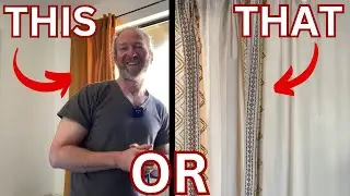 Colorbird Light Filtering Curtains versus Topfinel Light Blocking Curtains