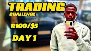 DAY IN THE LIFE OF A FOREX TRADER  || R100 CHALLENGE || DAY 1