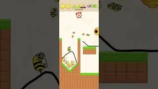 Max Level Save The Dog  Queen Bee  mode All Levels New UPdate Android,ios  Shorts # 21