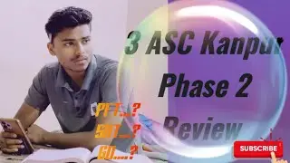 #Indian airforce phase 2 Review 3 ASC Kanpur...#viral 