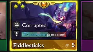 TFT S8: Fiddlesticks ganhando partida sozinho com dois Rabbadons e Cajado arcano