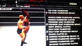 WWE 13 Create Antonio Cesaro Finisher