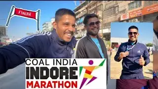 Indore Marathon 2025 | Rajwada to Nehru Stadium | Vlogging Experience | 15,000+ Participants #videos
