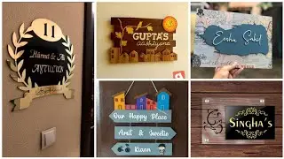 Modern Name Plate Designs for Home Exteriors|| Latest Name Plate Designs 2024|| Name Plates