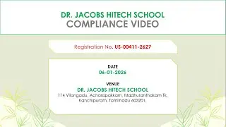 DR. JACOBS HITECH SCHOOL | Compliance Video | 06-01-2026