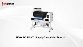 How to Print: Video Tutorial for InkSonic UV DTF Printer-VF13 Part 1:  Installation of Printer Stand
