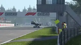 MASSIVE CRASH LEWIS HAMILTON - F1 2020 GAME