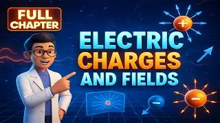 Electric charges and fields || 3D animated || class 12th full chapter || Physics chapter 1
