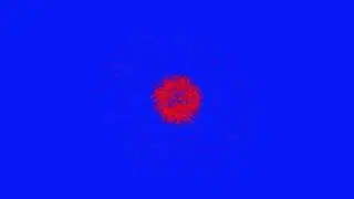 Fireworks Animation Blue Screen Effect