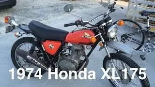 1974 Honda XL175 Walkaround and Ride