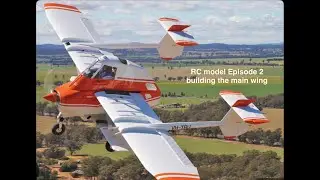 RC model PL 12 AirTruk Building the Main Wing Episode 2