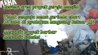 PT MURIA SUMBA MANIS || gerinda short nekat di nyalakan || langsung keluar asap
