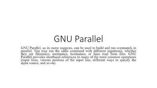 Optional Individual Submission 4 Job Handling 20266001 - GNU Parallel
