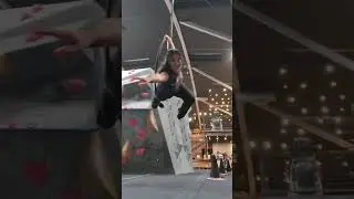 beginner aerial hoop choreography - practicing the Lyra