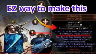 Easy way to make +1 Frenzy Charge Southbound for Ruetoo's frostblades of katabasis