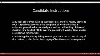 HISTORY TAKING OF PATIENT WITH IBS