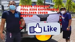 Toyota Conquest expandable bed liner cover