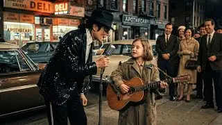 Homeless Girl Singing 'Man in the Mirror' WHEN Stranger Stopped &mdash; It Was MICHAEL JACKSON