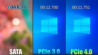[PCIe Gen4] vs [PCIe Gen3] vs [SATA] SSD - Comparaci&oacute;n tiempo de carga del sistema operativo Windows
