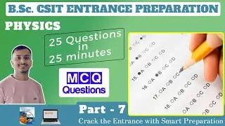 B.Sc. CSIT Entrance Preparation 07