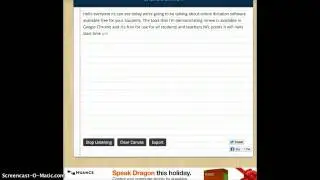 Free dictation software in your web browser.