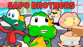 Mongo e Drongo sapeiam os SAPO BROTHERS 🐸 - Desenho animado