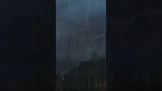 Good Relaxation To Fall Sleep with Heavy Rain on Roof, Rain at Night  #cozythunderrain, #rain