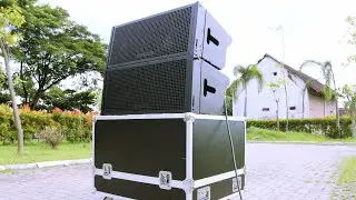 UNBOXING Dan Cek sound Outdoor Speaker Line Array ATV TLA12