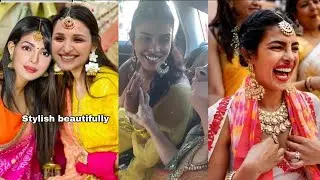 Priyanka Chopra parineeti chopra nick jonas enjoying brother wedding functions and dancing