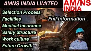 AMNS India Limited Facilities || Diploma Engineer|| Accomodation.