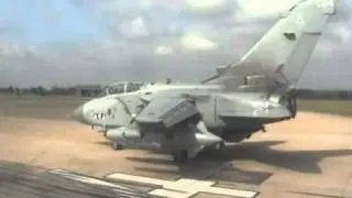 TORNADO GR4 TAKE OFF FROM RAF MARHAM - OP ELLAMY