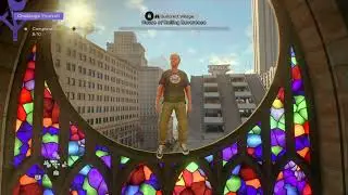 landing on church window in skate 4