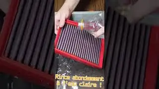 ⚒️ TUTO COMMENT 🧽 ENTRETENIR  SON FILTRE &Agrave; AIR BMC SPORT 🏎 EN 60 SECONDES CHRONO ! ⏱️ TOUTES MARQUES