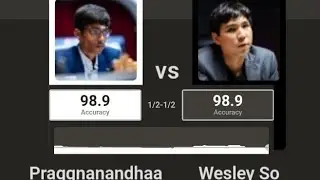 High Accuracy Game😱|Sinquefield cup|Pragg vs Wesley so#chess #gothamchess #hikaru |