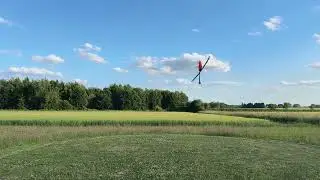 OMPHOBBY M5 Flight with a static camera