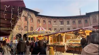 Pisa, Italy🇮🇹 in December|Christmas in Italy|Markets and decorations🎄4k walking tour