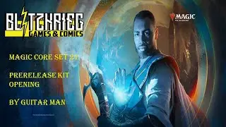 Magic Core Set 21 Prerelease Kit Opened by Guitar Man
