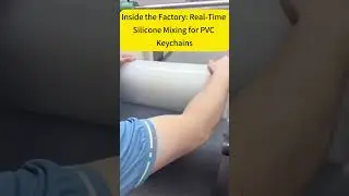 Inside the Factory: Real-Time Silicone Mixing for PVC Keychains