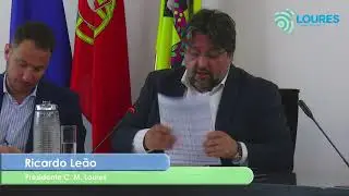63.ª REUNIÃO ORDINÁRIA DA CÂMARA MUNICIPAL DE LOURES