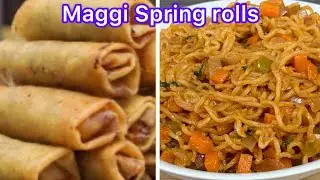 How To Make Maggi Spring Rolls | Maggi Spring Rolls Kaise Banaye | Spring Rolls Sheets | JJ’sKitchen