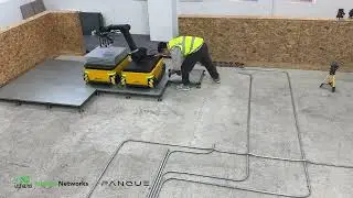 Demo: Raised Floor Robotic Installation Solution - Workflow for Interior and Exterior Flooring