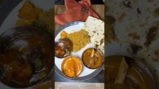 Ultimate Non veg Thali 🤤 || Indian Food ❤️ #shorts