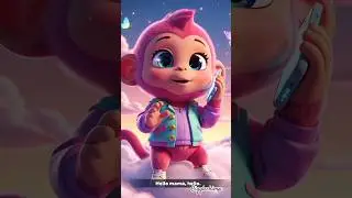 Hello Mumma 👶🐒|Cutest Talking MonkeyEver #HelloMumma #TalkingMonkey#CuteMonkey#Gigglechimp