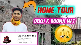 AXOMIYA GAMING ZONE HOME TOUR 🏠 POOR YOUTUBER HOME TOUR🥰 Vlog-1 [RED]