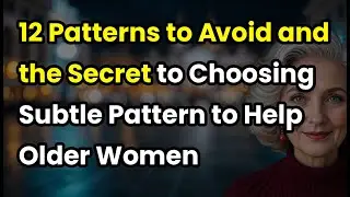 12 Patterns to Avoid and the Secret to Choosing Subtle Patterns to Help Older Women Always Shine