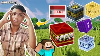 Minecraft but blasting crazy TNT 😯