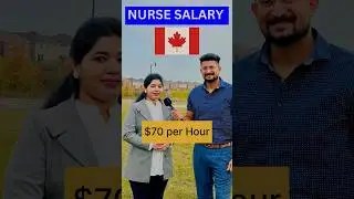 Nurse Salary 🇨🇦 $70/hr #nurse #nursing #nursingexamprepration #salary